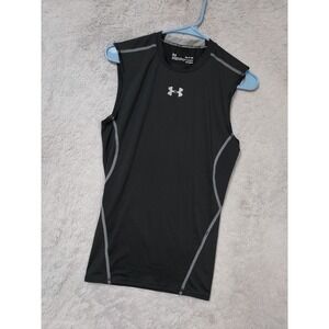 Under Armour Tank Top Men Small Heat Gear Compression Sleeveless Athletic Shirt